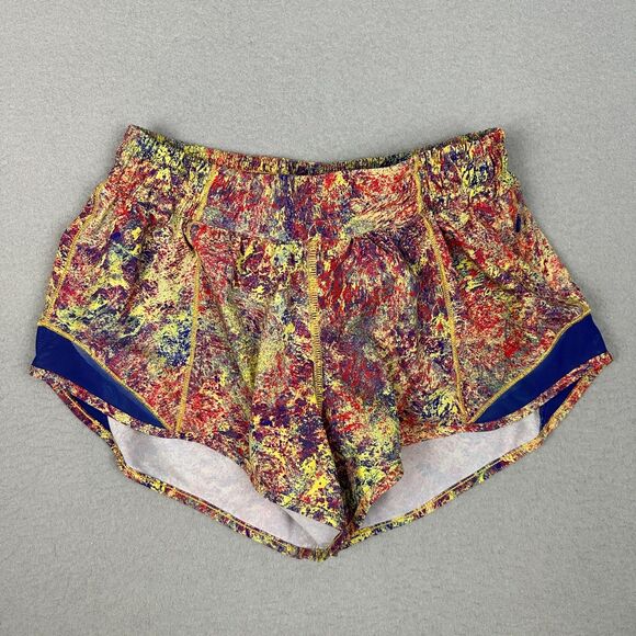 lululemon athletica Pants - Lululemon Womens 4 Seawheeze 2019 Hotty Hot Shorts Multi 2.5" Inseam Running